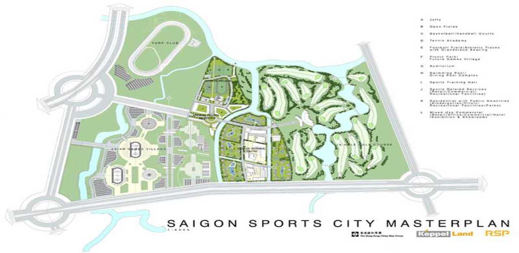 mặt bằng Saigon Sports City